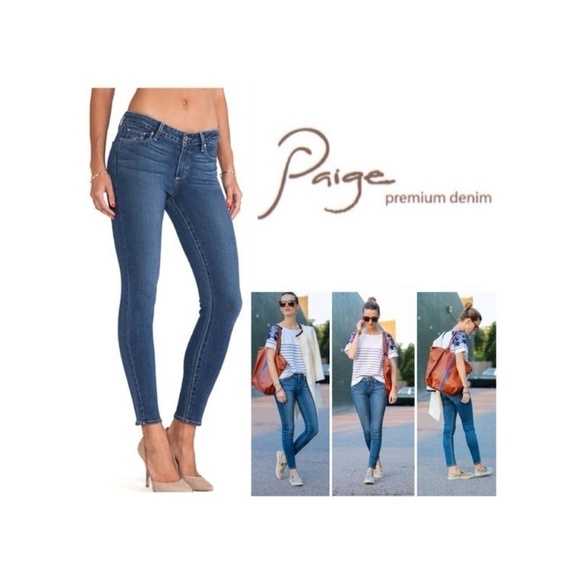 💕PAIGE💕 Verdugo Ankle Skinny Jeans in Tate - Picture 4 of 8